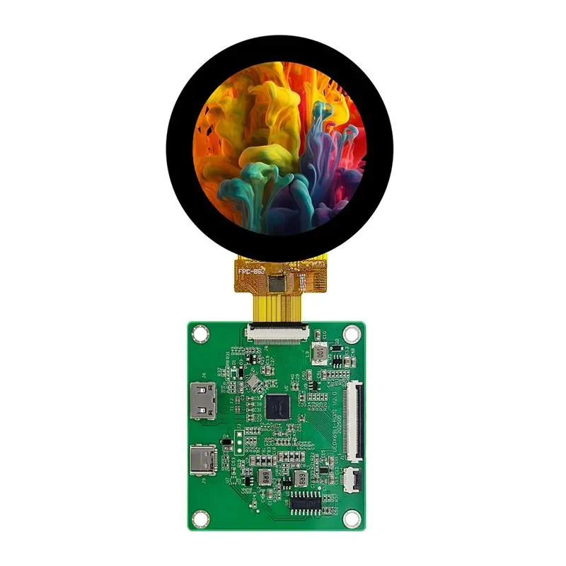 

CJSD--совместимая плата драйвера для круглого TFT LCD-дисплея MIPI DSI, модуль кругового экрана для Raspberry Pi 5/4B