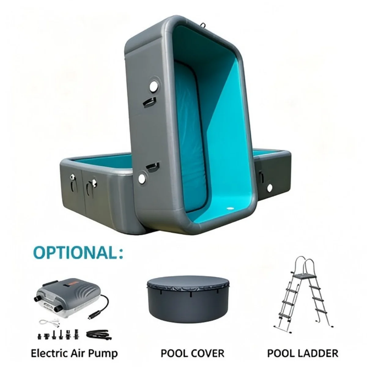 OEM ODM Drop Stitch Above Ground Inflatable Pool Custom Logo Customized Outdoor Piscine Swimming Pool for Backyard
