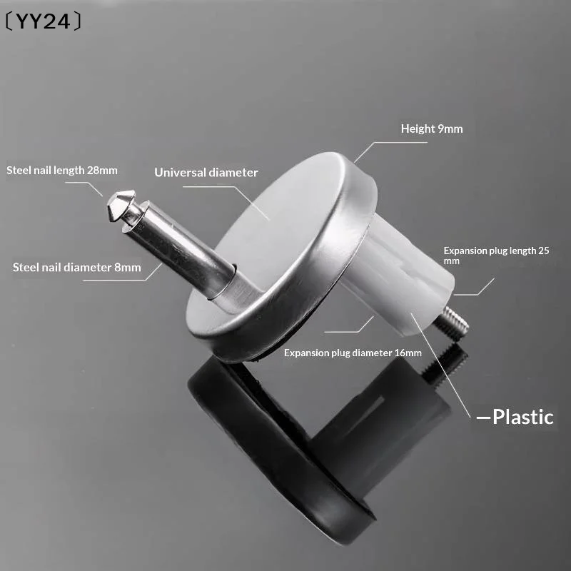 Toilet Seats Toilet Hinges Access Fixing Bolts Plumbing & Fixtures Stainless Steel Toilet Lid Hinge For Back-to-wall 1Pair〔YY24〕