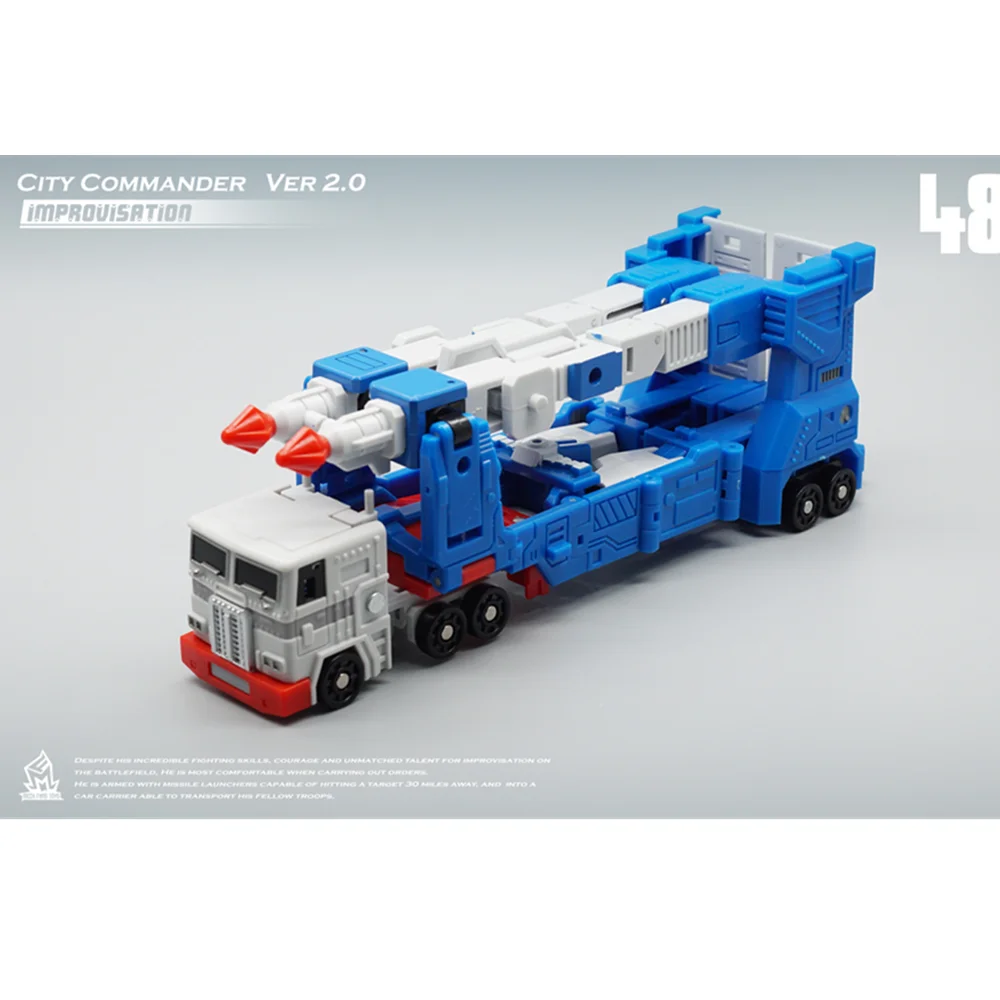 Imagem -05 - Transformação Mft Mf48 Mf48 Ultra Magnus um Ver2.0 Cidade Comandante Ação Figure Robot Brinquedos com Caixa