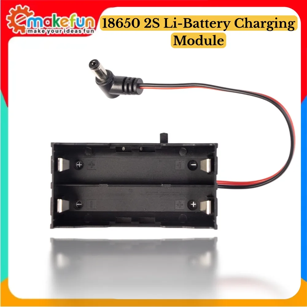2S 18650 Lithium Battery Charging Module, Type-C PD Fast Charge 8.4V Balance Charge Discharge PH2.0 Output Power Board for ESP32