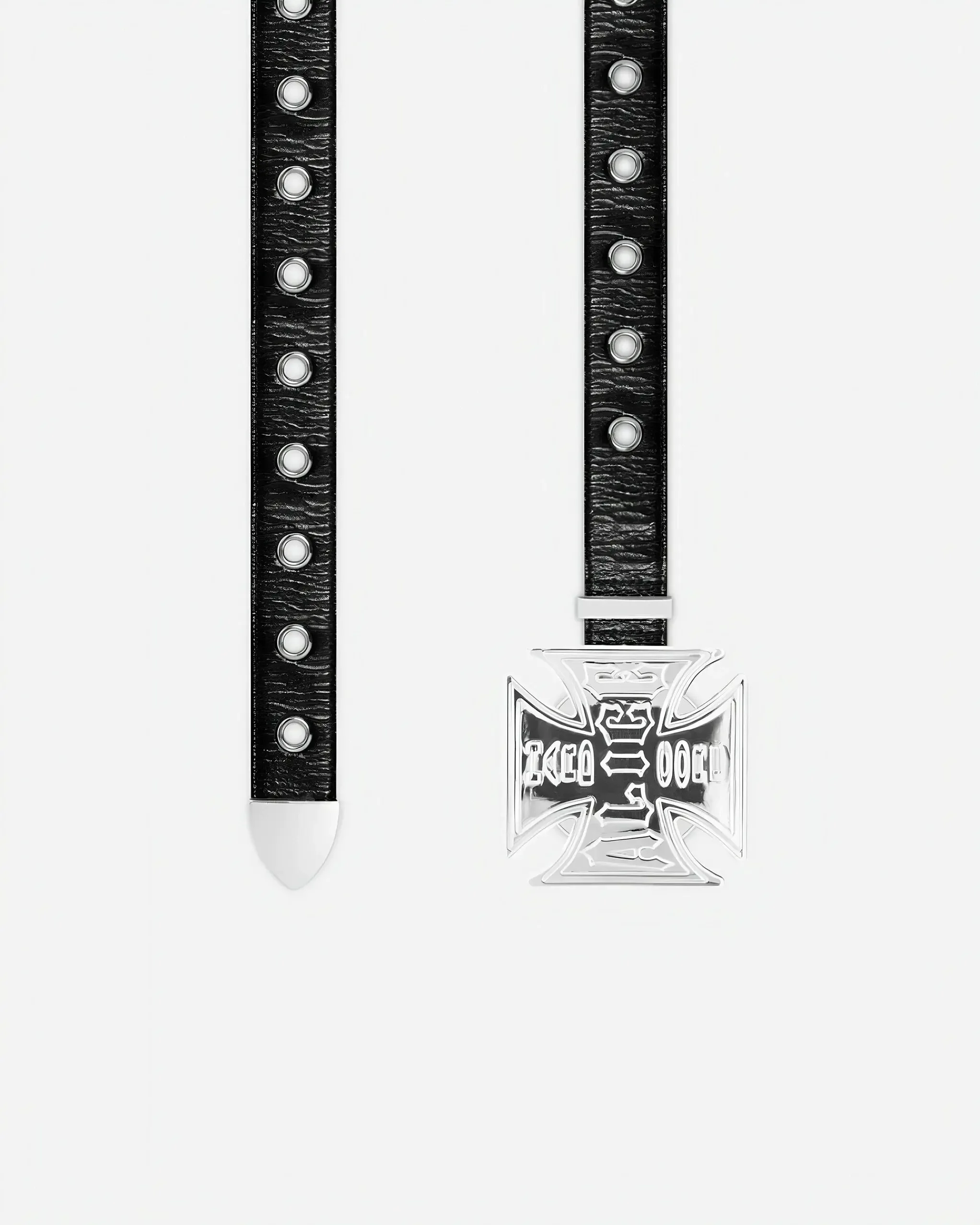 Alice Hollywood Rotary Cross Button Head Porous Belt