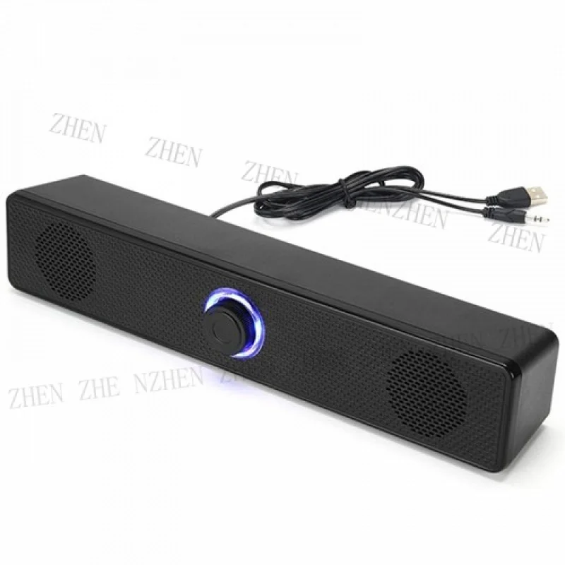 

Y PC-Soundbar, Wired Speaker, USB-Powered Soundbar for , PC5766