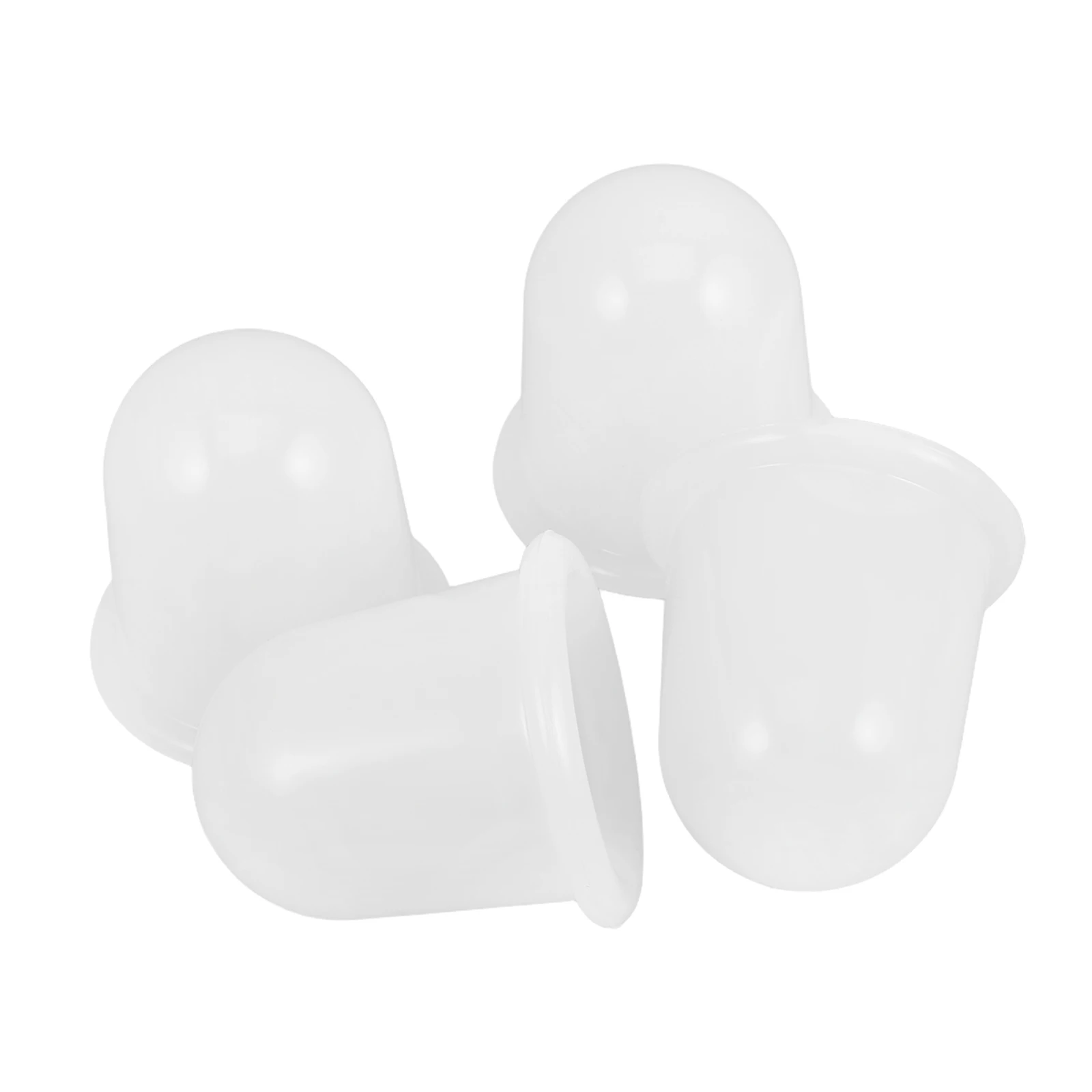 Dispositivo de ventosa de silicone, 4 unidades, ferramentas de massagem, aparelho facial, máquina de beleza, ventosas traseiras para corpo
