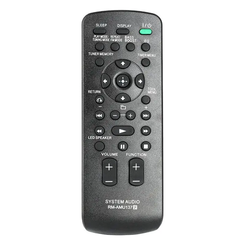 

RM-AMU137 For Sony Remote Control Replacement, For Sony Audio System SS-CXL20 SS-CHX50 CMT-LX40I CMT-CX5BIP CMT-FX300I