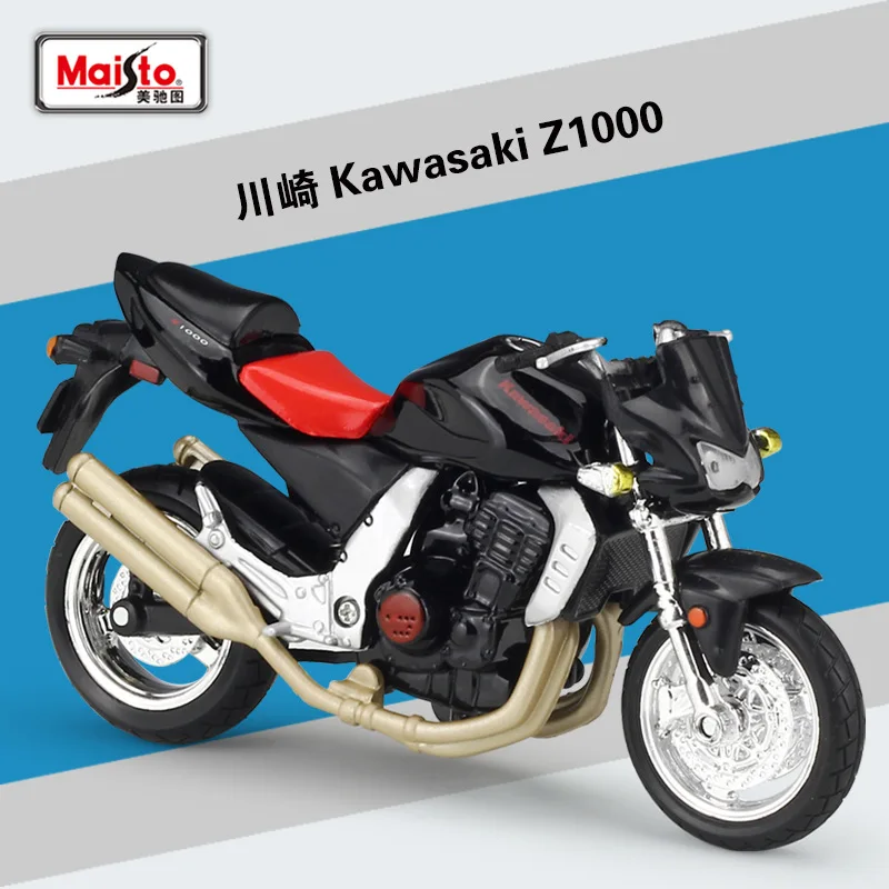 Maisto 1:18 Kawasaki Ninja ZX-12R Genuine Alloy Motorcycle Model