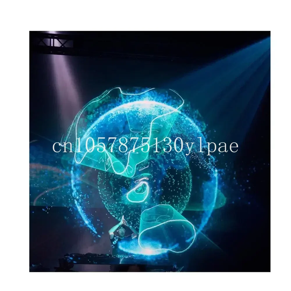 For Big Stage Show Factory Outlet 3D 3*5m Holographic Projection Mesh Screen Holo Gauze Screen