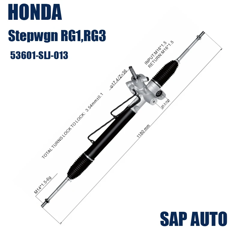 Stepwgn RG1,RG3 2005 53601-SLJ-053 RHD steering rack