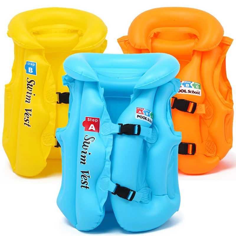 

Children Swimming Rings PVC Inflatable Float Seat Swim Aid Safety Float Swim Life Jacket Safety Water Toy Life Jacket Lift Vest