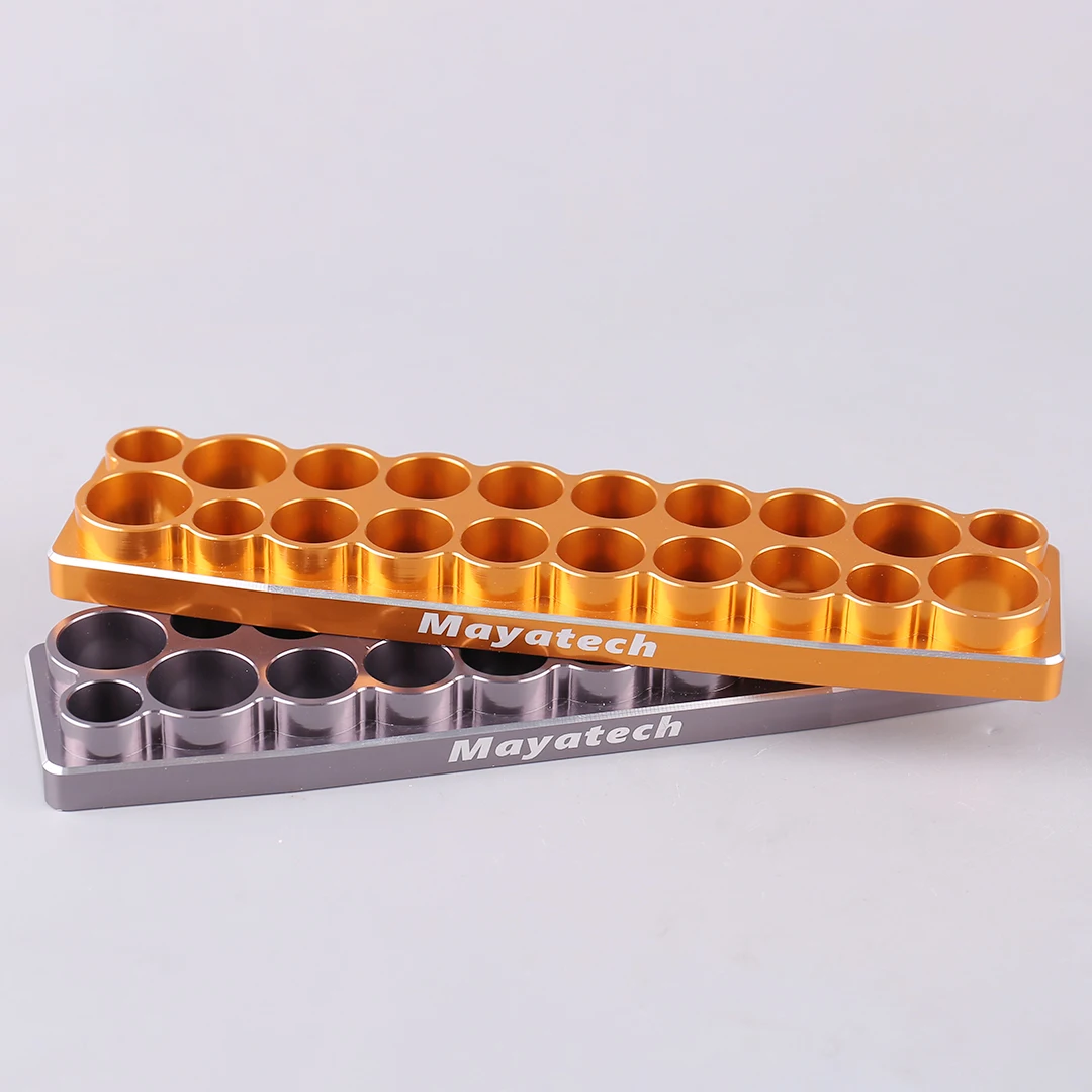 Mayatech All Aluminum Alloy Multifunctional Tool Socket, Screwdriver Storage Bracket, Direct Insertion For 20 Tools