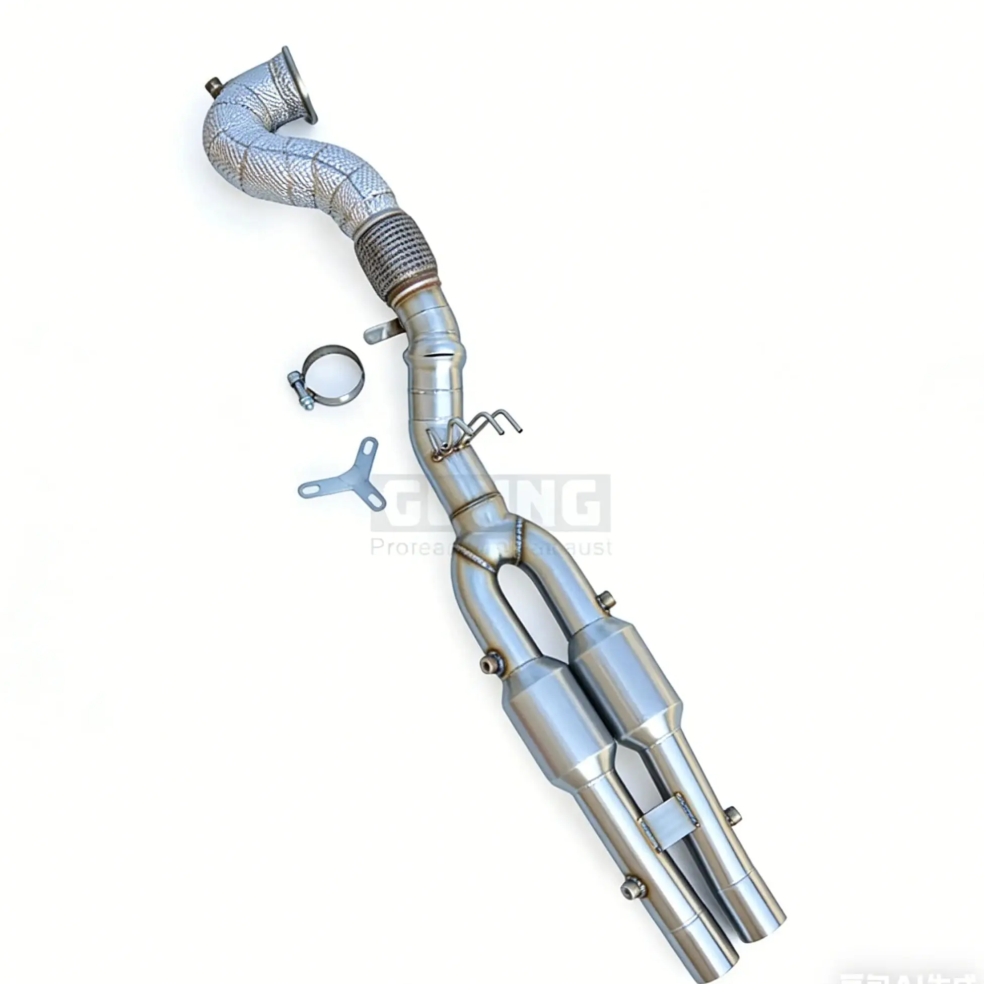 

High Performance Exhaust Downpipe with Front Pipe Insulated Downpipe for Audi RSQ3 2.5T 2023-2026
