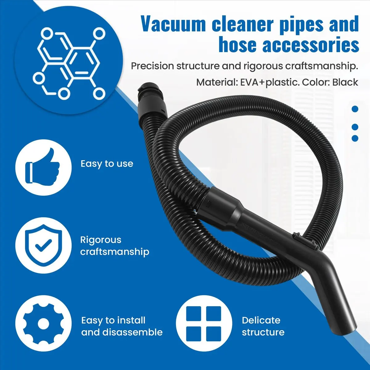Hoses for Vacuum Cleaner -CA291/-CA293MC-/CA391/-CA491/-CL523/-CL521/-CA402/-CL443 Threaded Hose-A09G