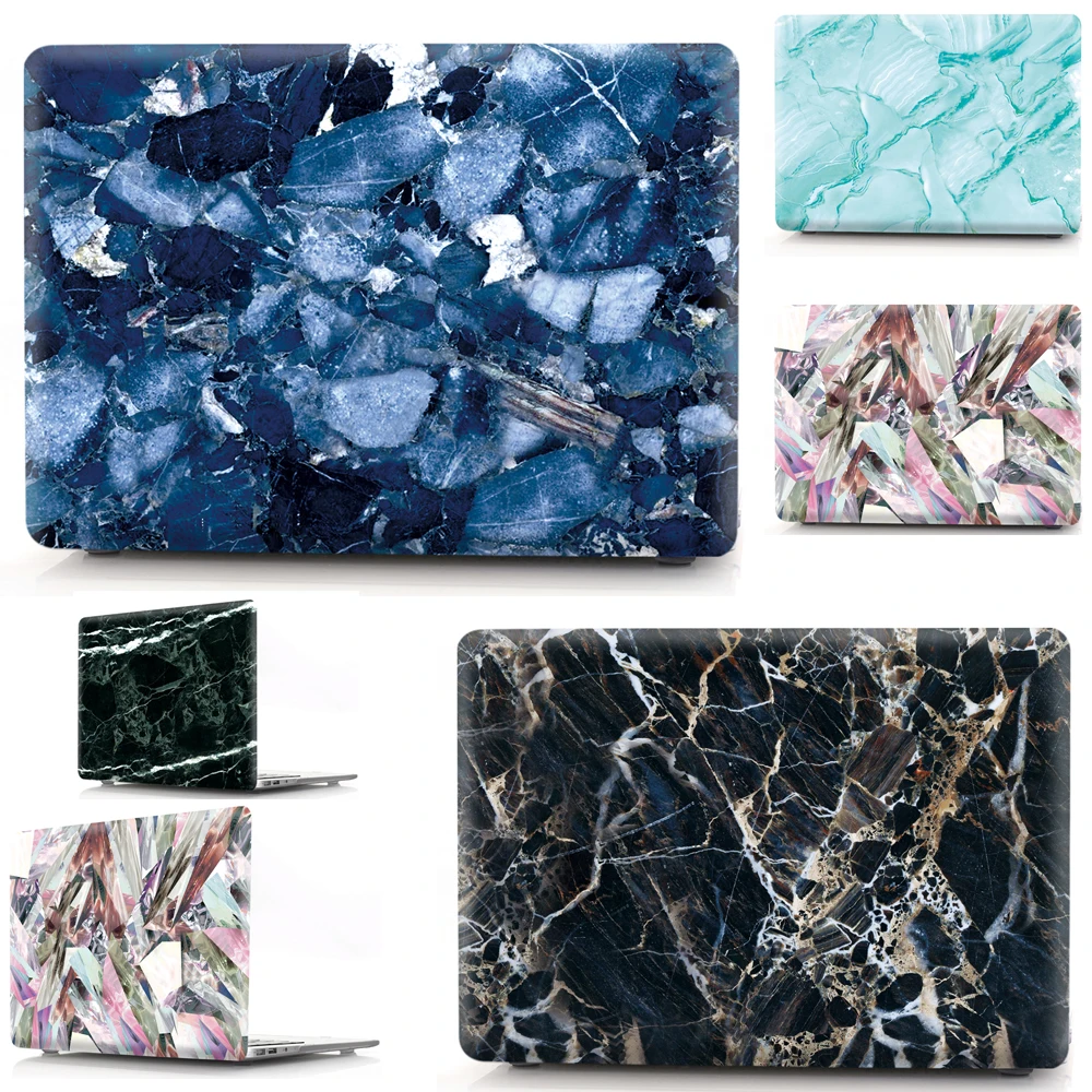 

Marble Print Laptop Case Hard Cover Skin For Macbook Air 15.3 /13.6 Case M4 M3 M2 For Macbook Pro 14" M5 2025 A2289 A3240 A3241