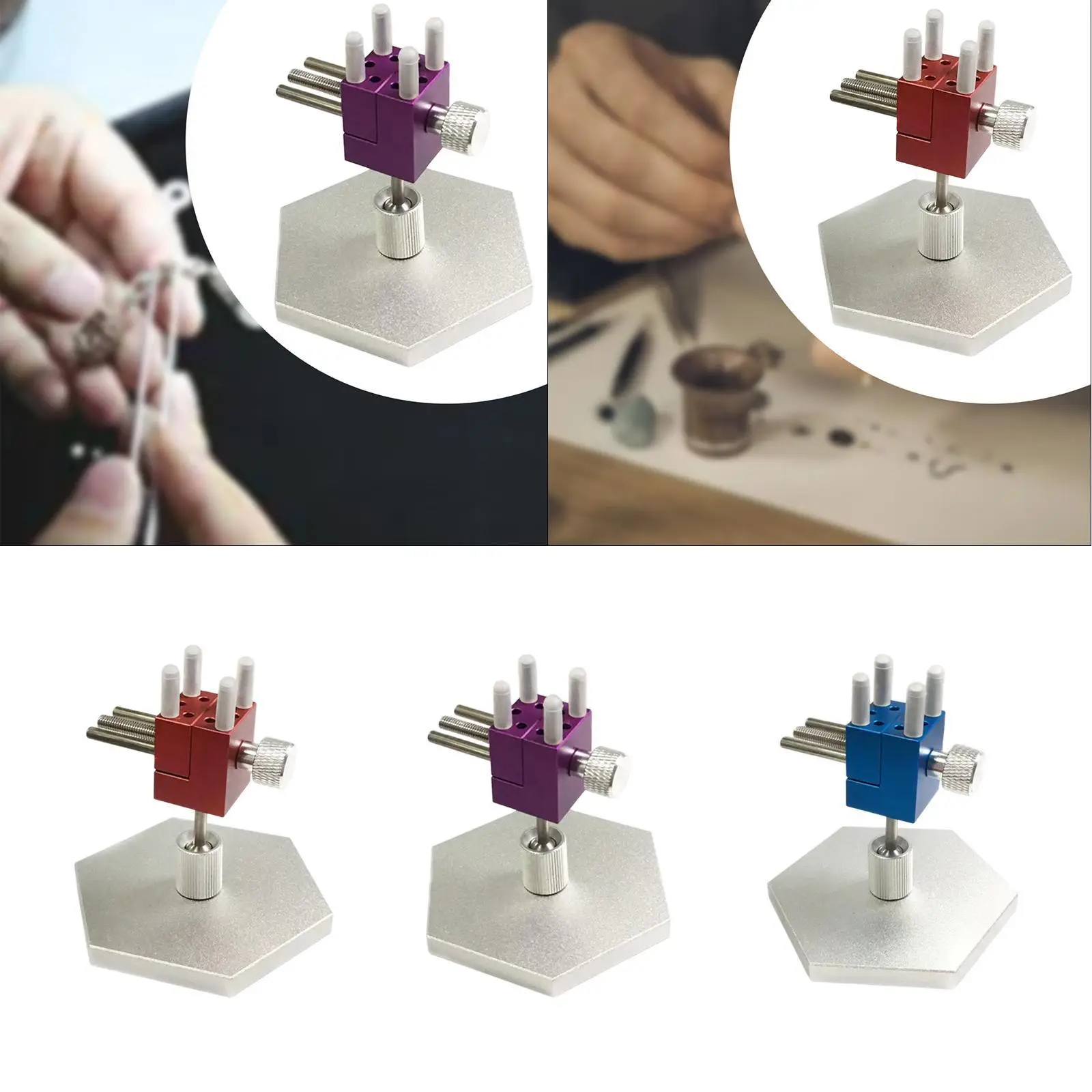 

Bench Vise Miniature Workbench Vise for Watch Repairing Crafts Model Figures