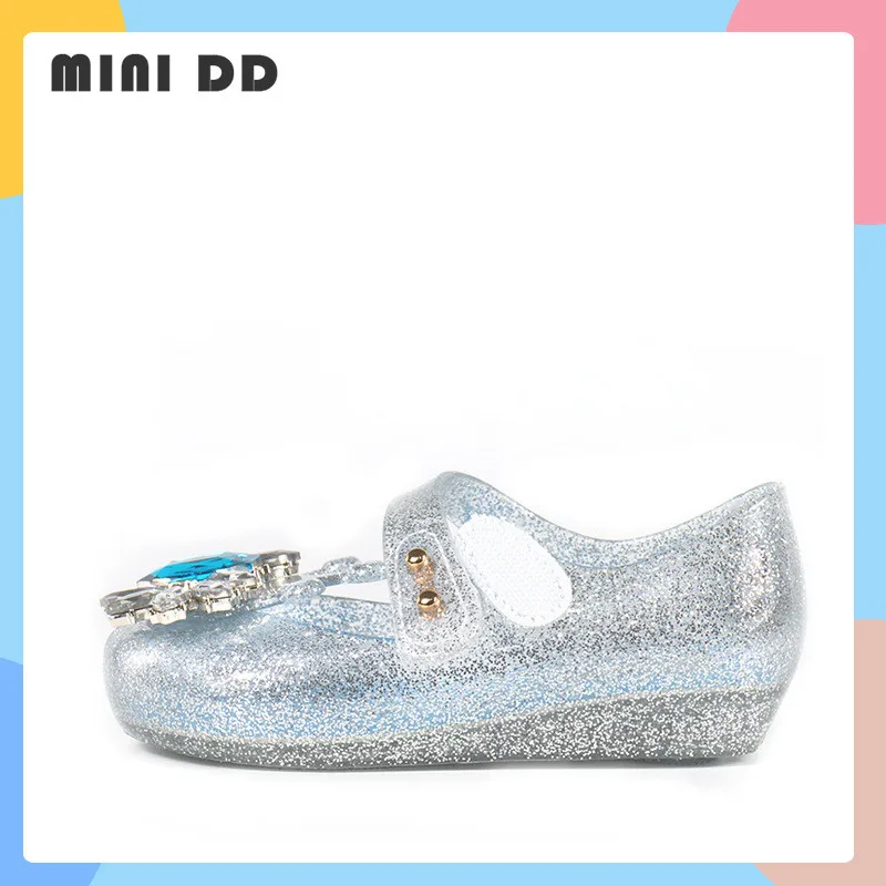 Fashion Crystal Diamond Kids Shoes 2022 Summer Casual Girls Sandals Children Breathable Beach Shoes DD033