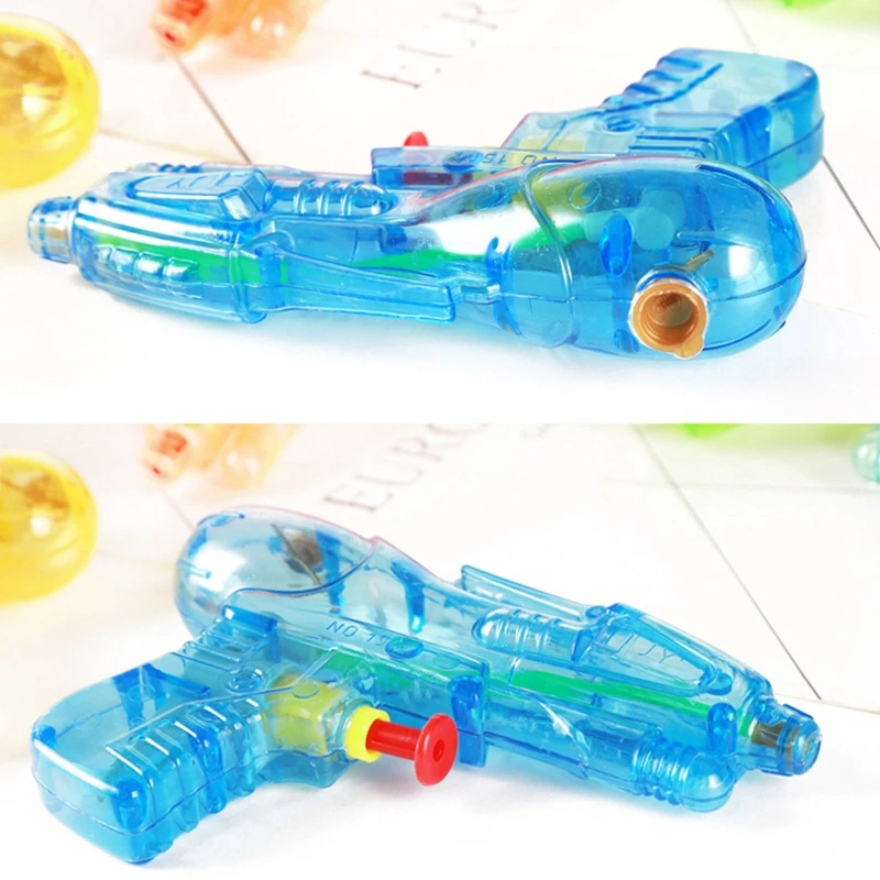 5 pièces jouet pour enfants pistolets à eau Mini Transparent pistolet à eau enfants été en plein air combat plage Blaster jouet