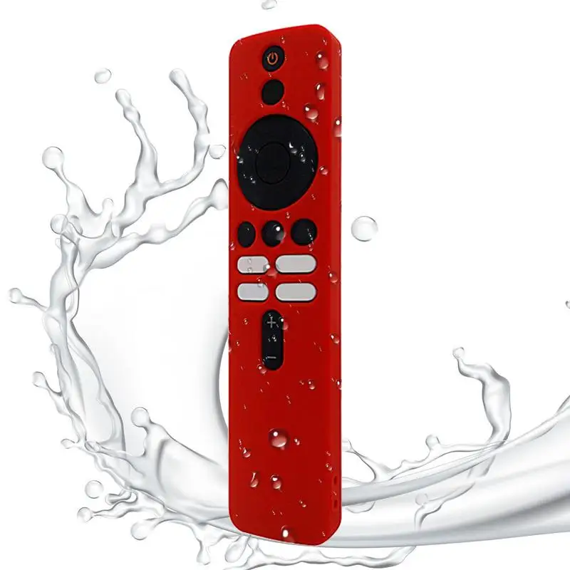 2023Xiaomi Mi TV Box Remote Case Silicone Sleeve For Mi TV 4K 2nd Gen Remote Shell Protective Cover With Strap String Shockproof