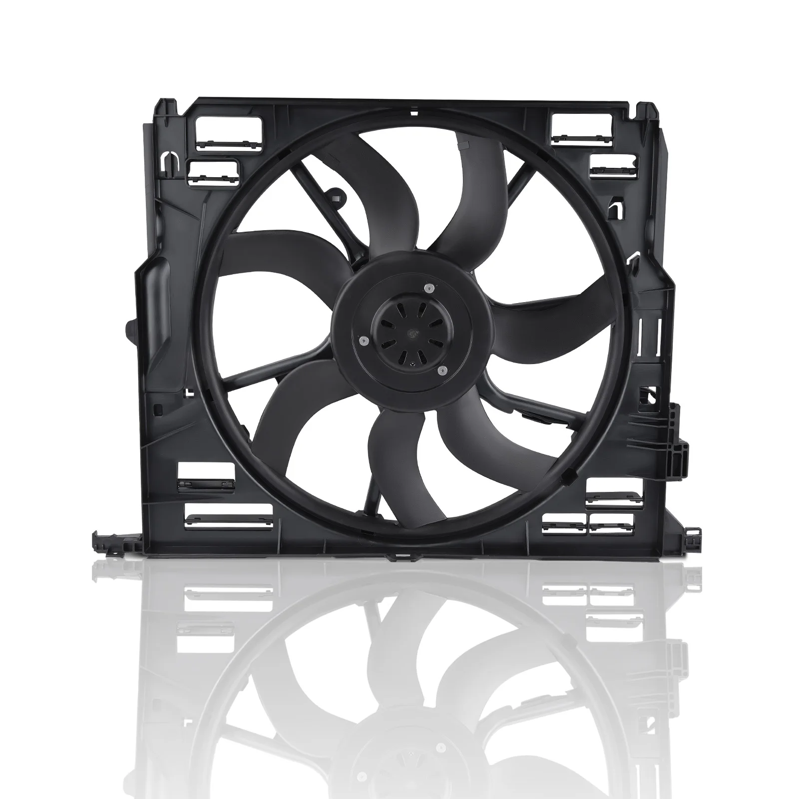 Ventola di raffreddamento del condensatore del radiatore A/C per BMW F10-13 09-15 17427599493 17428509741