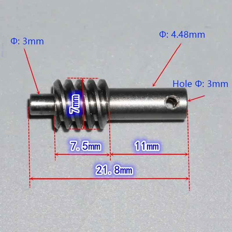 مايكرو N20 كامل علبة التروس المعدنية موتور تروس تيار مستمر 3 فولت 5 فولت 6 فولت 62 دورة في الدقيقة طويلة برغي رمح دودة موتور تروس طائرة نموذجية للطي الهبوط #5