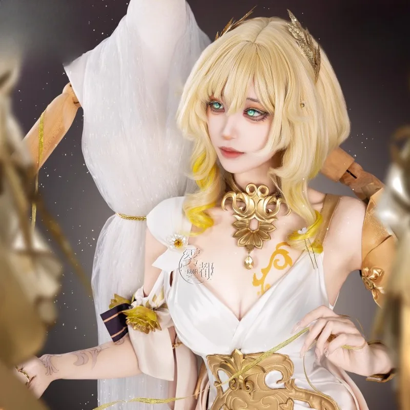 Aglaea Cosplay Costume Game Honkai：Star Rail Uniform Dress Wig Accessories Suit for Women Men Anime Party Roleplay Outfits