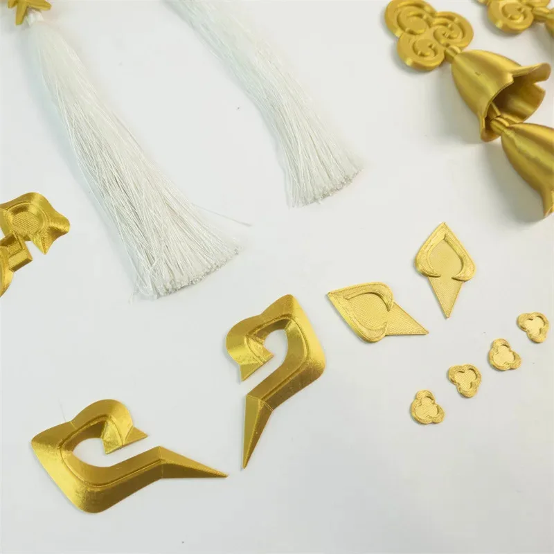 2025 yiyi 1 Set Game Honkai: Star Rail Tingyun تأثيري الملابس والاكسسوارات أغطية الرأس الدعائم