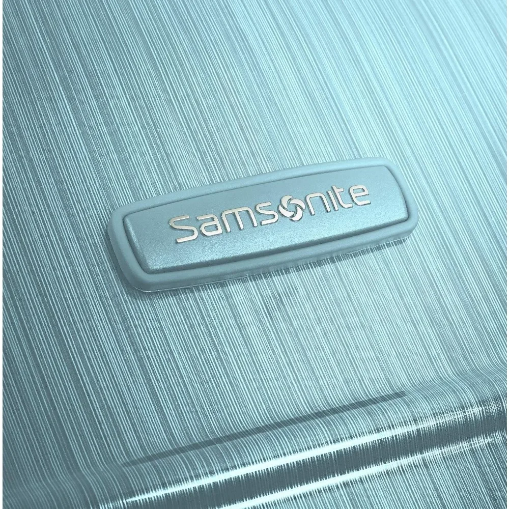 Carry-On Spinner Luggage with Hardside, Ice Blue, 20-Inch, Lightweight and Durable for Travel