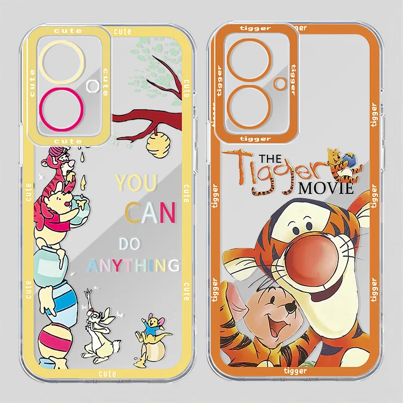 Tigger Eeyore Rabbit Angel Eye Phone Case For Realme C 67 65 63 55 53 35 33 31 30 25 21 20 15 8i 9i Narzo 50 Pro Plus Funda Soft