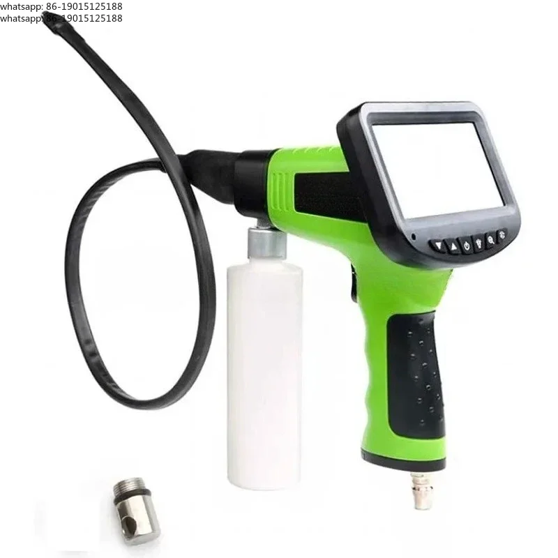LCD visual car air conditioner cleaning gun endoscope evaporator spray gun tool set