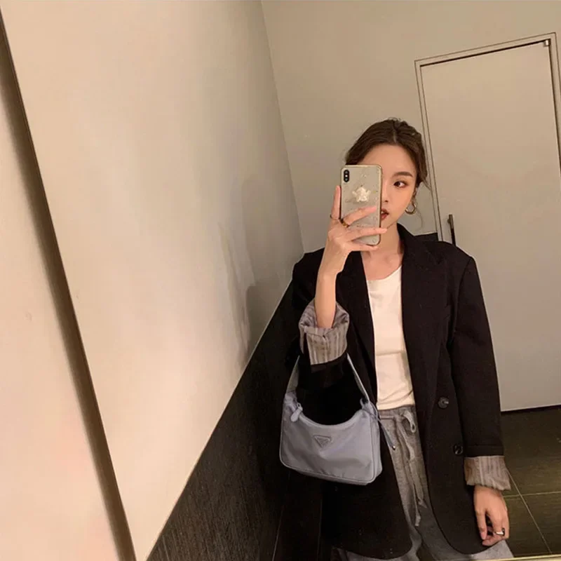 Commute Blazers Business Suit Korean Fashion Women Solid Colors Double Breasted Suit 2023 Spring Autumn New Office Blazer Jacket