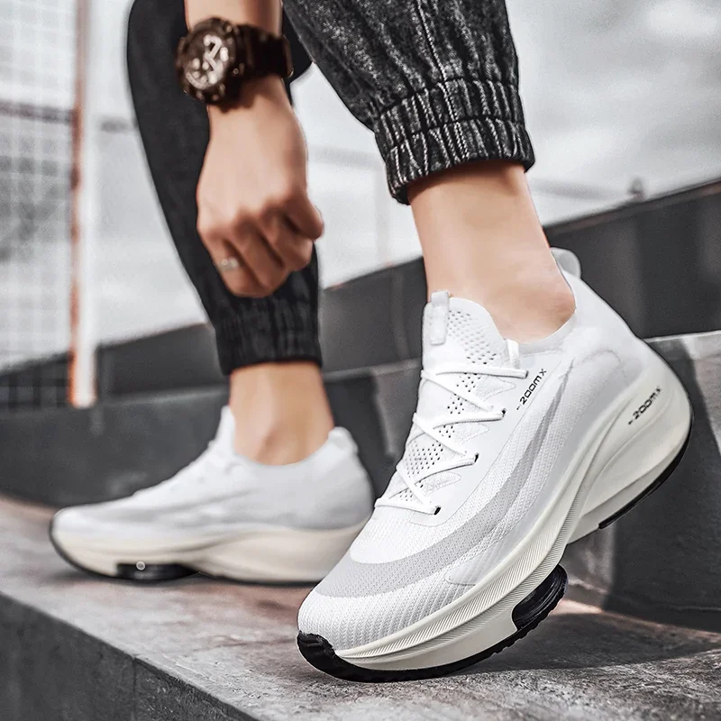 2024 Foreign Trade Summer Air Cushion Sports Running Shoes Couple\'s Large Casual Breathable Basketball Shoes36-46