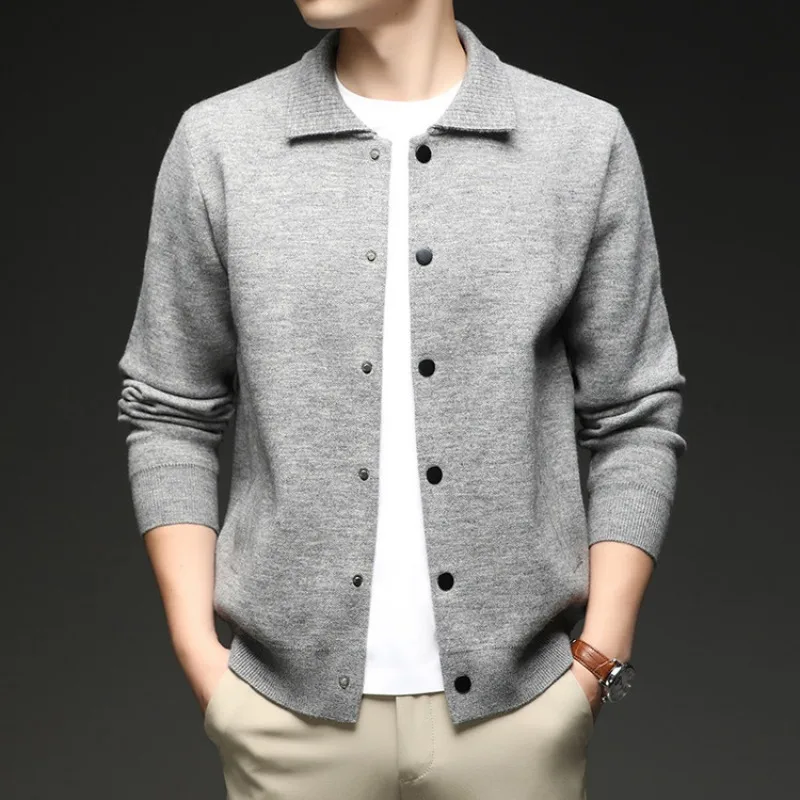 

Men New Cardigan Men Sweater Coat Casual Autumn Winter Men's Sweater