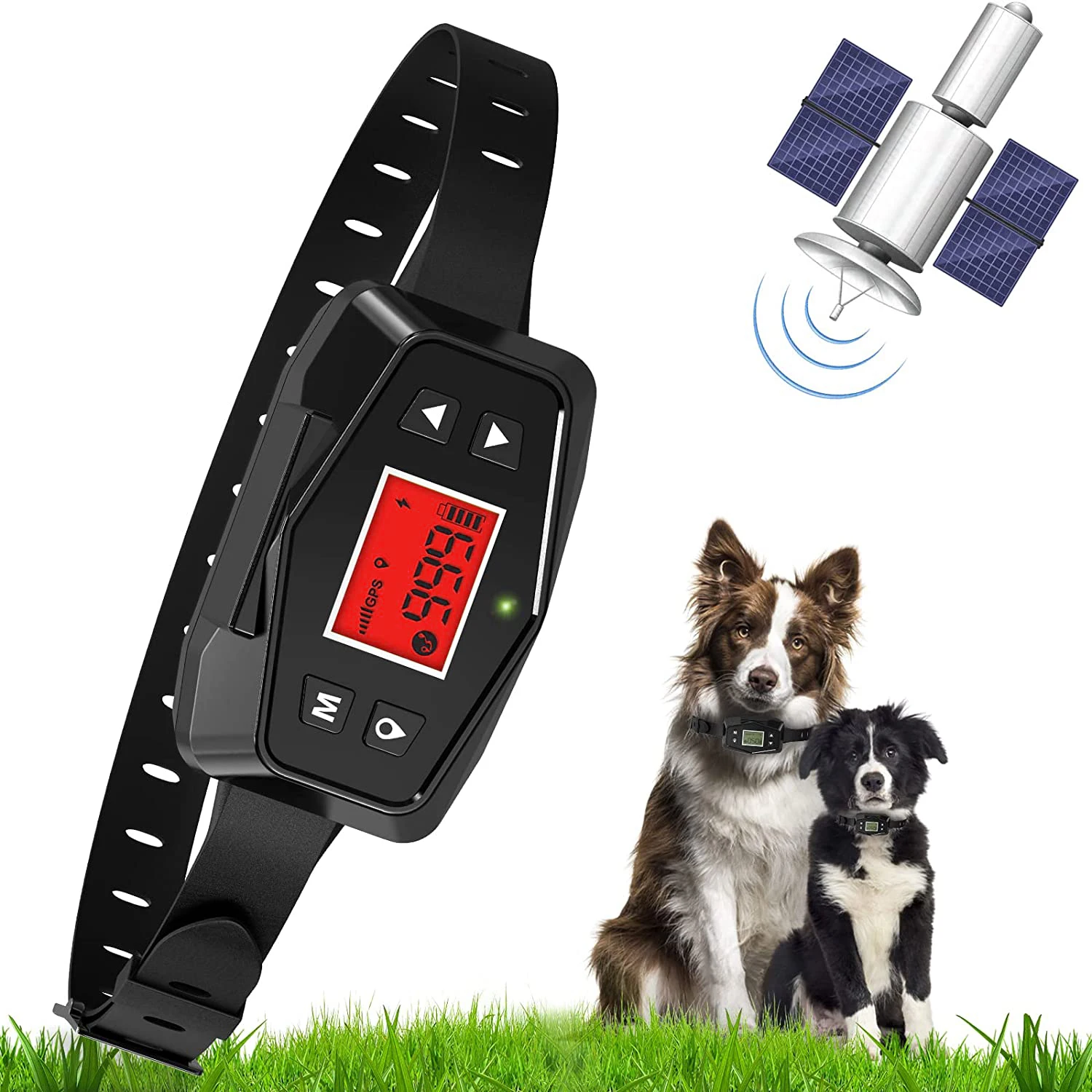 

GPS Wireless Electric Dog Fence Safe Easy Setup Outdoor Dog Containment System Waterproof Rechargeable Dog Collar For Large Dog