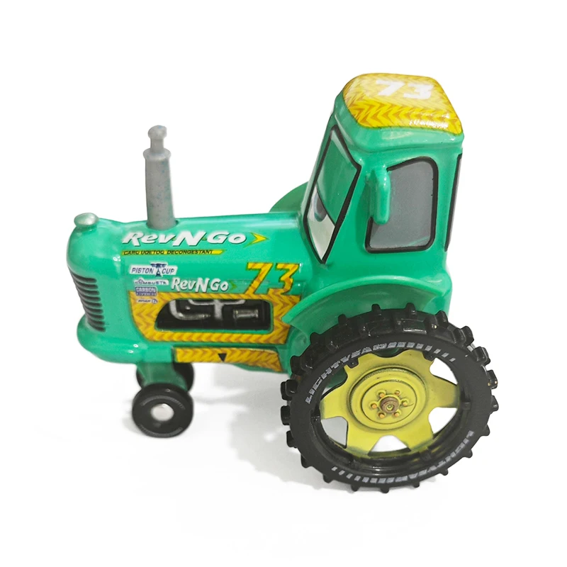 Disney Pixar Cars Chewall vitello trattore 1/55 rapporto modellazione metallo bambini giocattolo auto lega modello da corsa oggetti da collezione