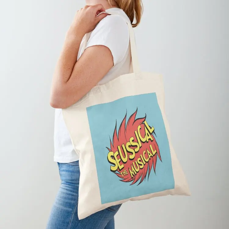 

Seussical the Musical logo Tote Bag sac pour femme Women's bag canvas bags custom fabric bag