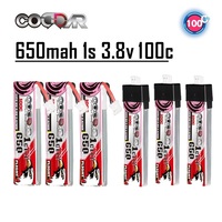 1-6pcs CODDAR Max 200C 1S 650mAh 3.8V 100C HV Lipo battery PH2.0 Plug For FPV Racing Drones EMAX mobula7 Quadcopter Spare Parts