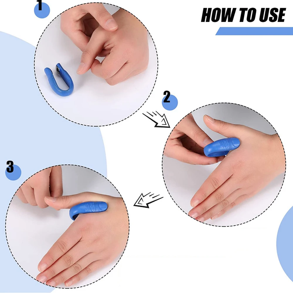 Finger Joint Hand Massager Wearable Acupressure Massager Headache Relief Tension Relief Relieving Head Pain