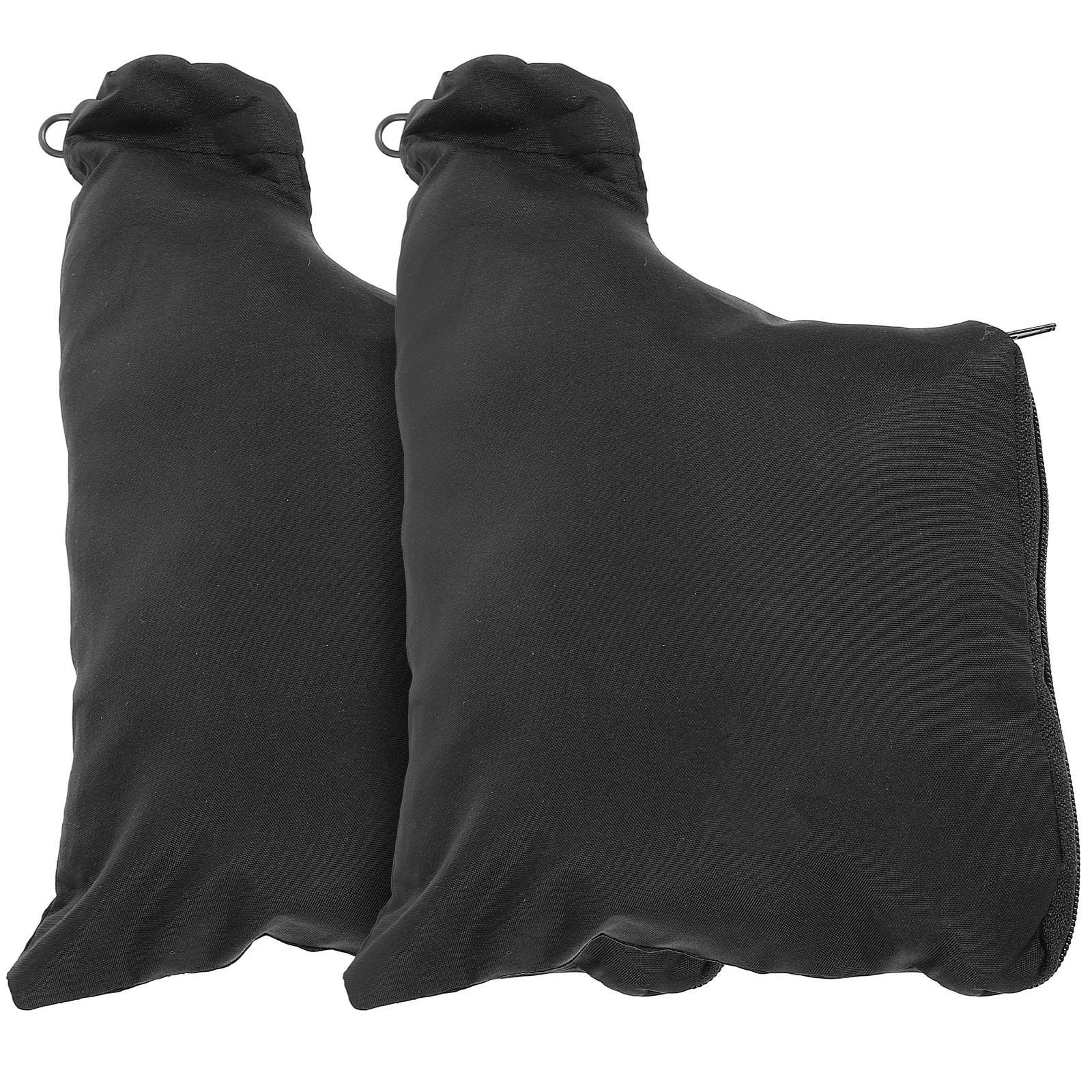 2 Pcs 255 Aluminum Sawing Machine Dust Bag Air Outlet 10-inch Cutting Collection 2pcs Bags for Cleaner with Zipper Black