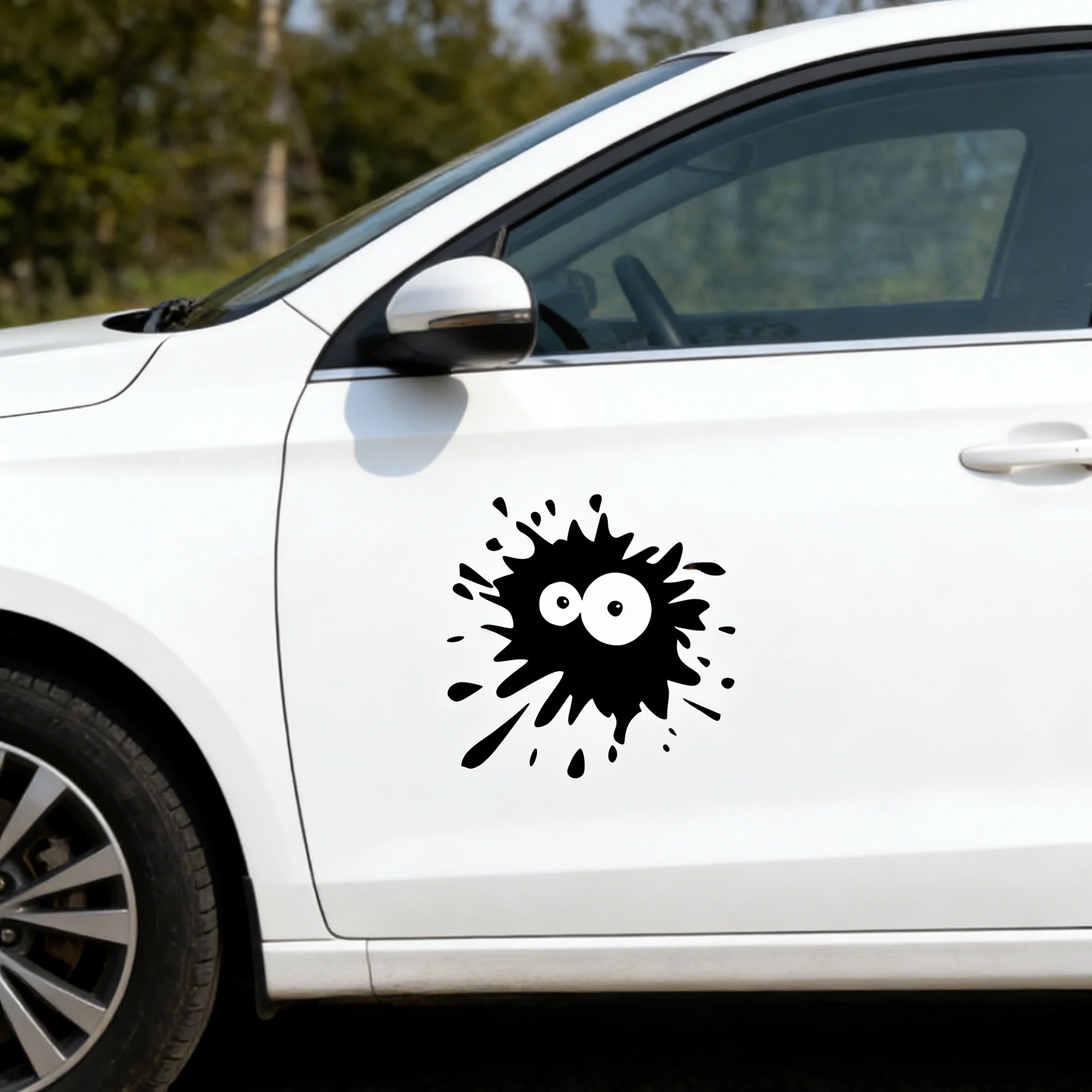 Graffiti Style Monster Eye Car Sticker Ink Splash Waterproof Vinyl Decal Auto Body Window Decoration Accessory