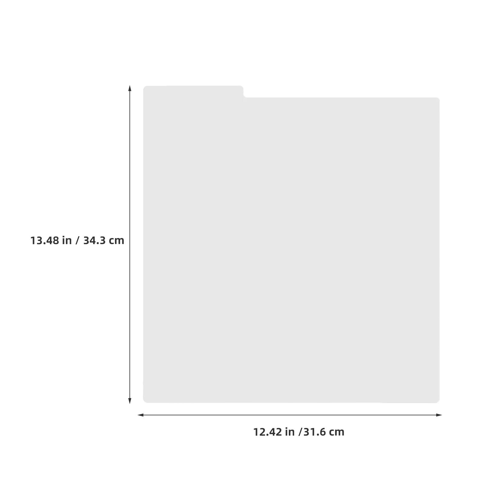 12Pcs Vinyl Record Divider White Plastic Album Organizer Index Cards for Storage Classification Record Separation