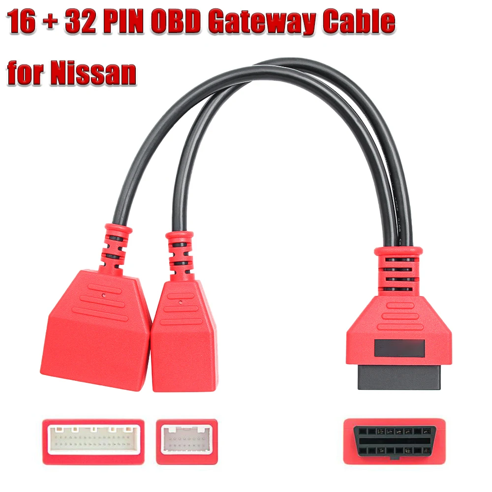 

16+32pin Gateway Adapter Cable for Nissan Sylphy B18 Bypass Sgw Key Adding No Need Password Work with Autel IM608 Lonsdor K518S