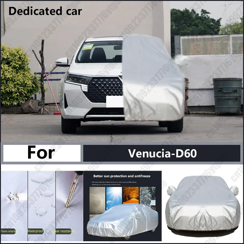 

For Venucia-D60 Oxford cloth car cover for sun protection, rain resistance, and all season special car dust cover