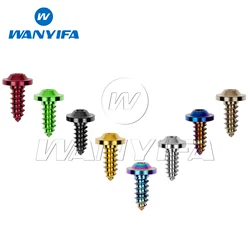 Wanyifa Titanium Bolt  M4x15 20mm/ M5x15 17 20 25/ M6X15mm Self-Tapping  Screw for Motorcycle Bike Car