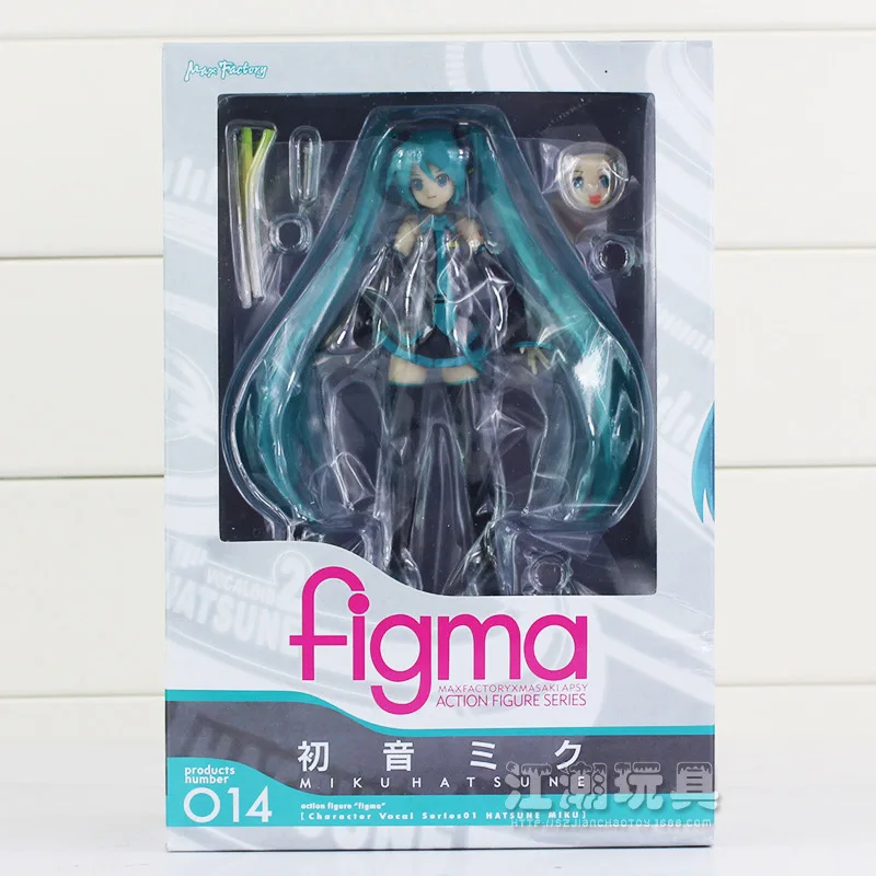 Anime FIGMA hatsune miku akce figur posuvný kloubů obsahovat  rekvizity plocha ozdoba sbírání pvc bh modelka hraček děti dárky