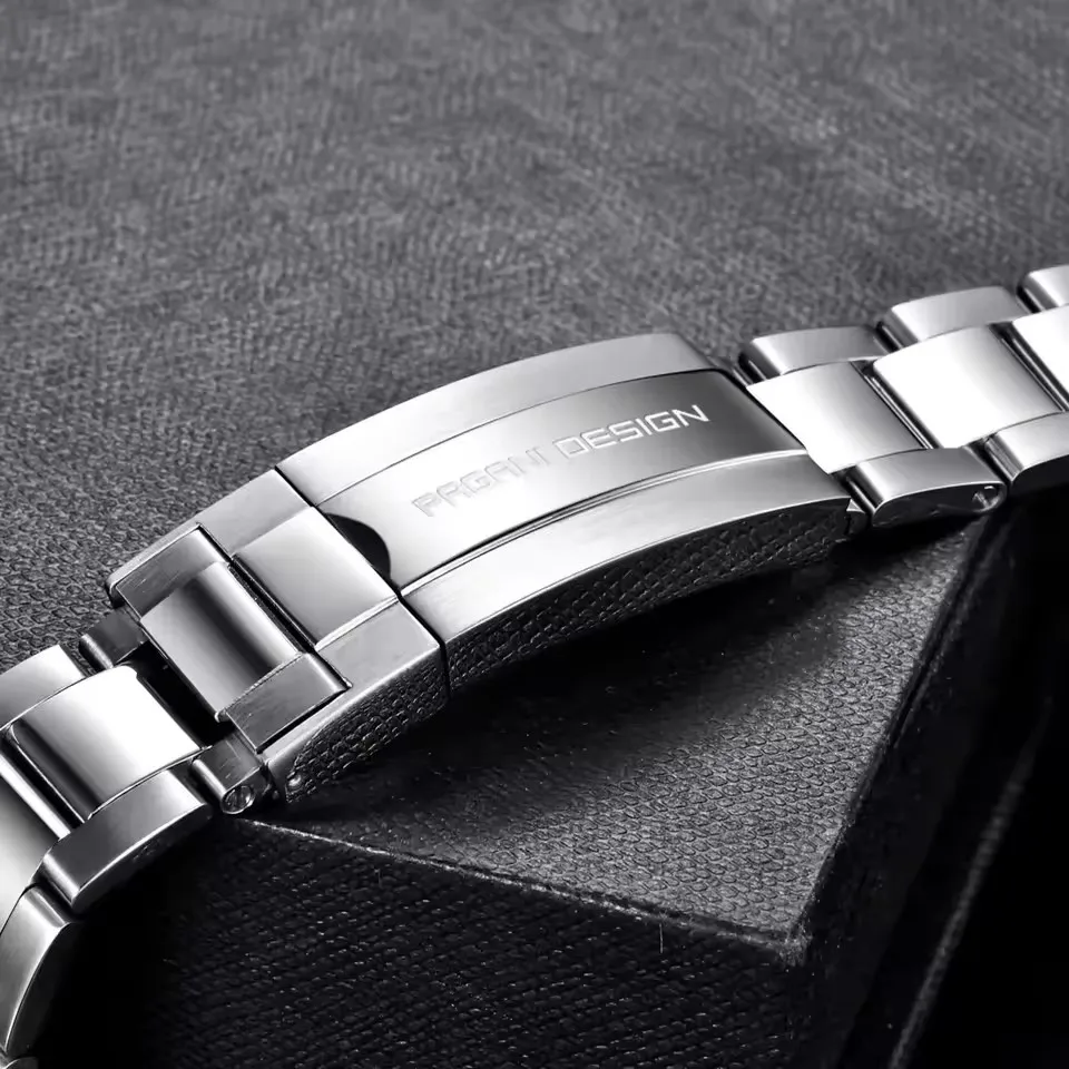 Pagani carefully designed stainless steel strap (suitable for PD1661, 1662, PD1651, PD1644) Tableband width 20mm, length 220mm