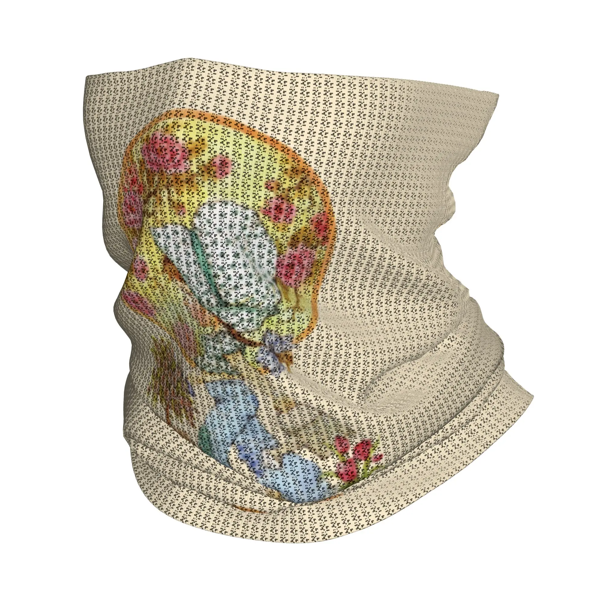 

Многофункциональный шарф-бандана Kawaii Sarah Kay для мужчин и женщин: зимний, для лыж и походов, с рисунком девушки, роз и поливающейся девушки, маска для лица