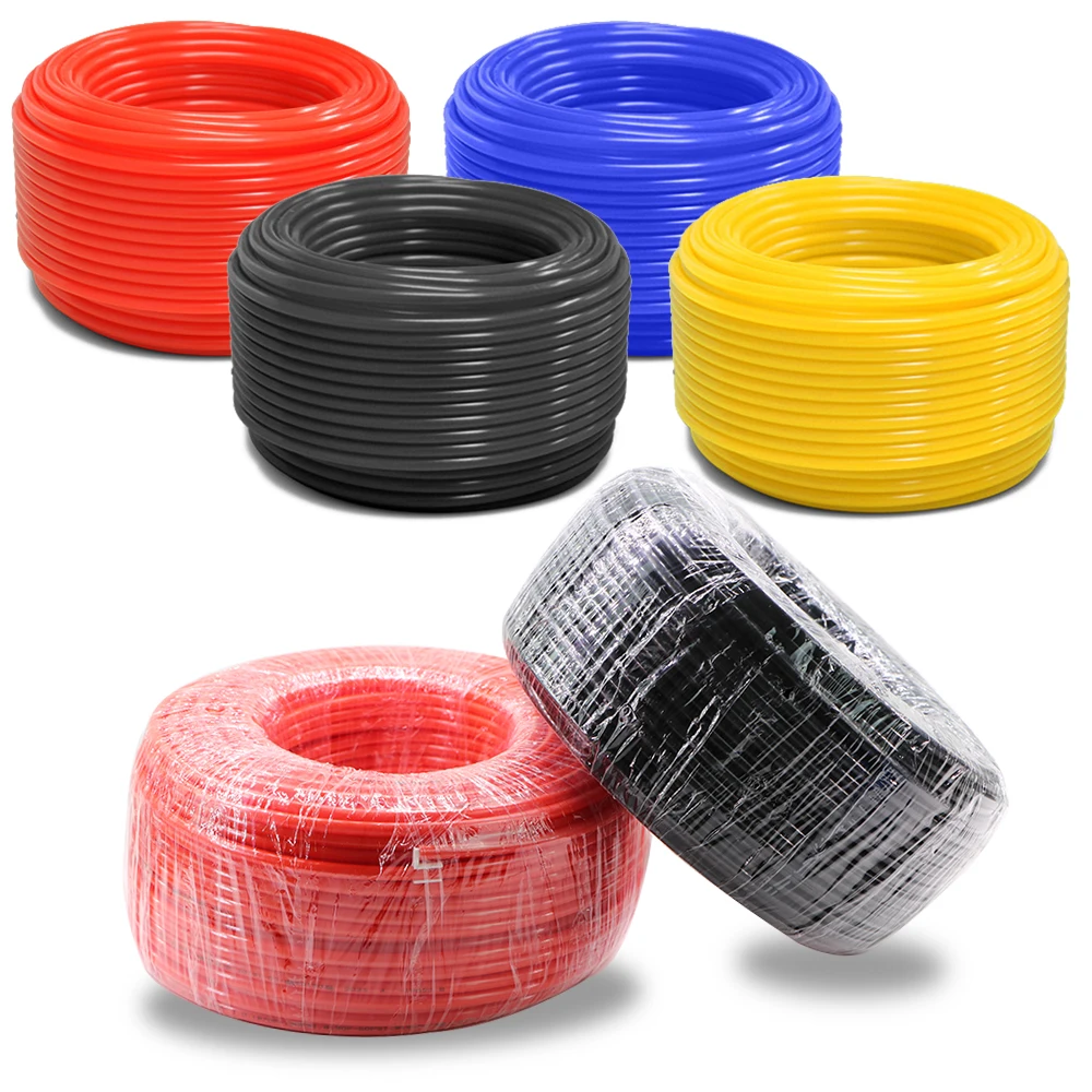 Tuyau d'irrigation de jardin en PE, connecteur à pression rapide, raccords à verrouillage coulissant, système de refroidissement par brumisation, 4 couleurs, 1/4 po, 4mm, 7mm