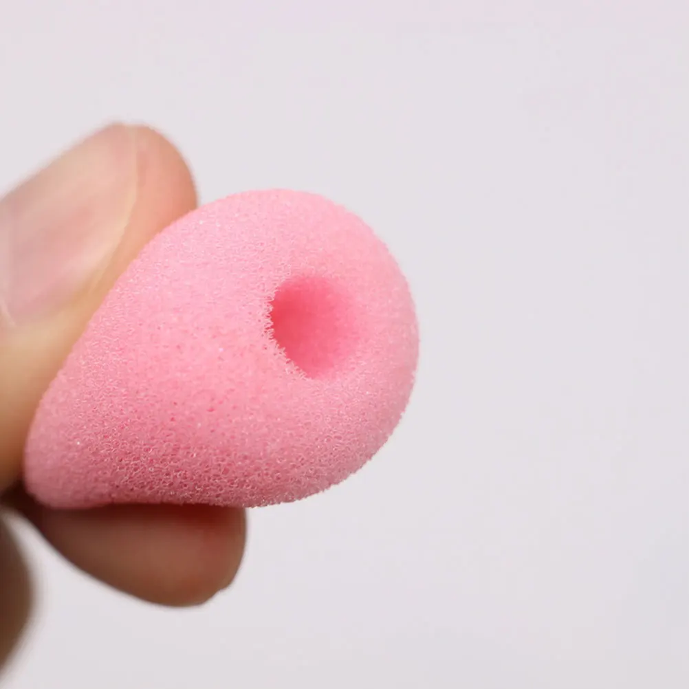 

20 Pcs Microphone Cover Covers for Microphones Windscreens Desktop Sponge Pink Mini Headset