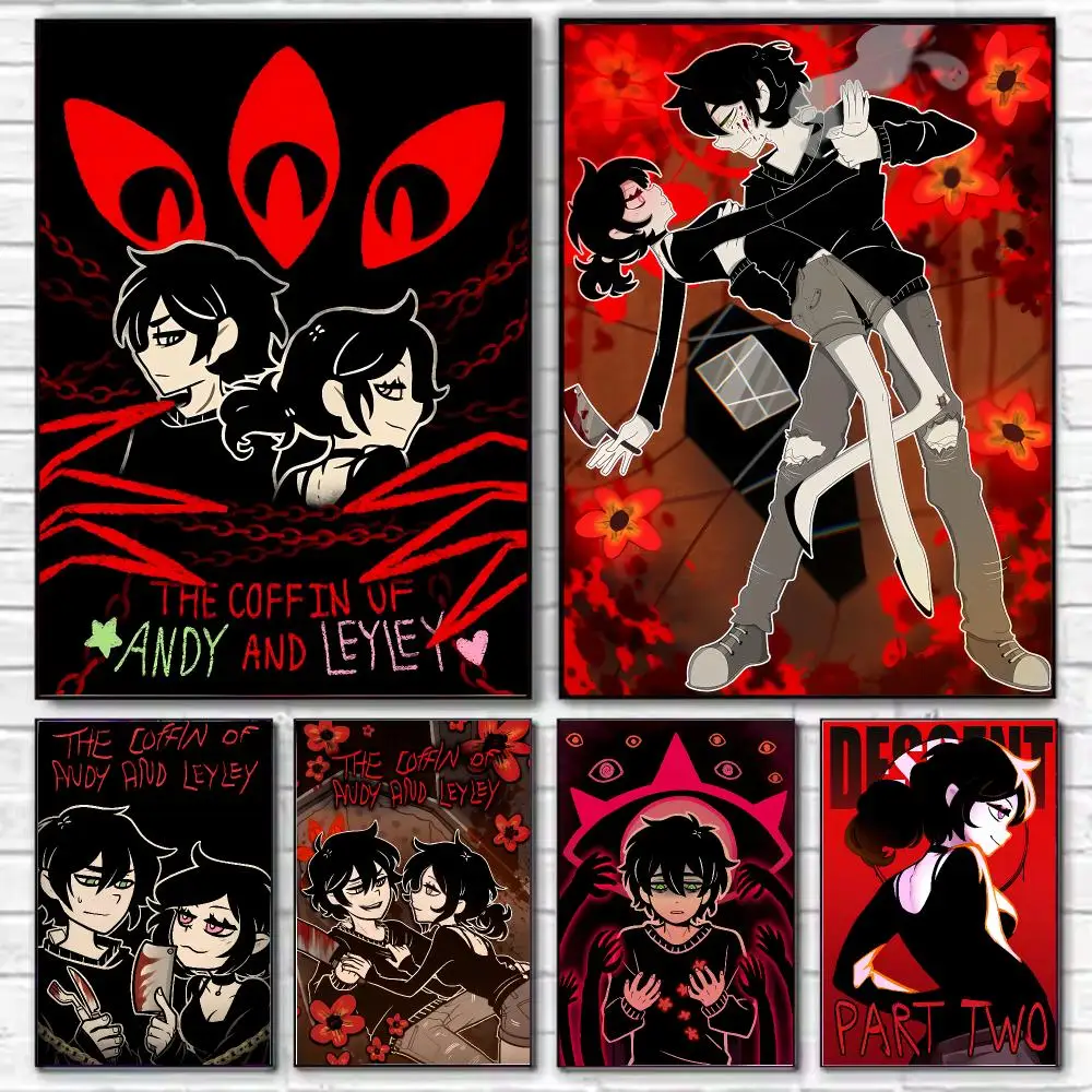 Game The Coffin Of Andy And Leyley Poster HD Decorative Wall Art for Living Room Bedroom Café Stylish Home Décor Gift