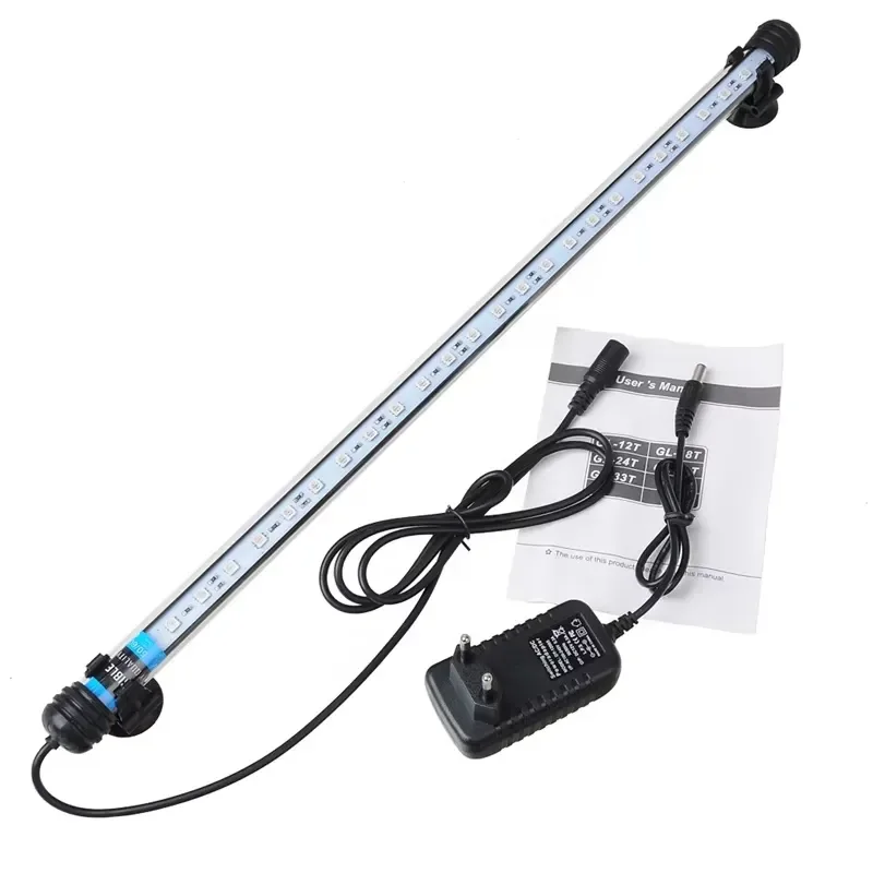 IP67 Waterproof Rating 4 Dynamic Modes Submersible Led Aquarium Light 24-key Remote Control Aquarium Submersible Lamp