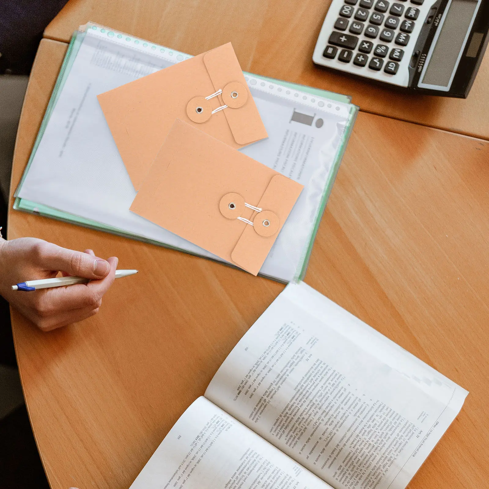 

25 шт. элегантных и стильных папок из крафт-бумаги для документов, проектных файлов, объявлений, писем, личной переписки, хранения фотографий